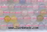 CMG475 15 inches 4mm round morganite gemstone beads