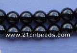 CMH07 16 inches 4mm round magnetic hematite beads Wholesale