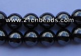 CMH08 16 inches 6mm round magnetic hematite beads Wholesale