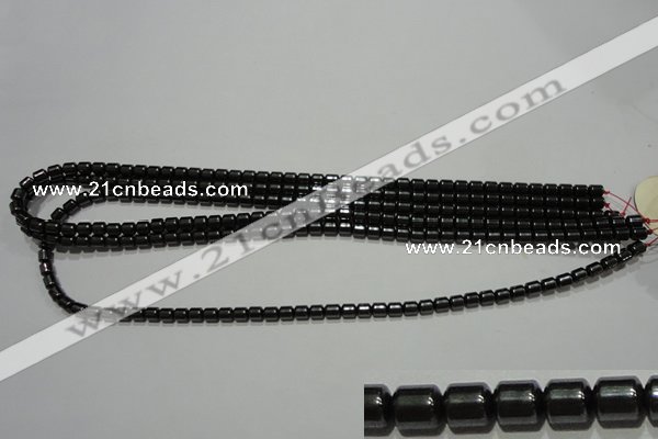 CMH120 15.5 inches 4*4mm tyre magnetic hematite beads