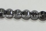 CMH129 15.5 inches 6*6mm pumpkin magnetic hematite beads