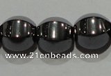 CMH130 15.5 inches 10*10mm pumpkin magnetic hematite beads