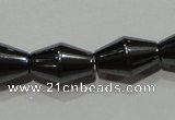 CMH133 15.5 inches 8*12mm bicone magnetic hematite beads