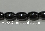 CMH146 15.5 inches 5*8mm rice magnetic hematite beads wholesale