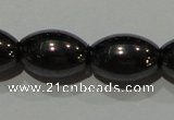 CMH149 15.5 inches 8*12mm rice magnetic hematite beads wholesale