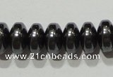 CMH167 15.5 inches 5*8mm rondelle magnetic hematite beads