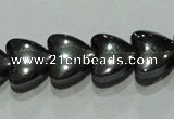 CMH172 15.5 inches 8*8mm heart magnetic hematite beads wholesale