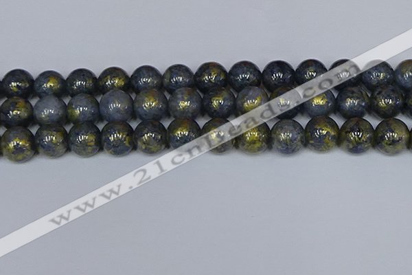 CMJ1004 15.5 inches 12mm round Mashan jade beads wholesale