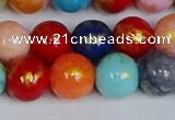 CMJ1012 15.5 inches 8mm round mixed Mashan jade beads wholesale