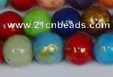 CMJ1014 15.5 inches 12mm round mixed Mashan jade beads wholesale