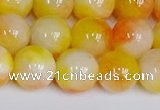 CMJ1051 15.5 inches 8mm round jade beads wholesale