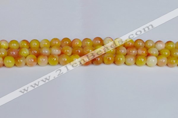 CMJ1056 15.5 inches 8mm round jade beads wholesale