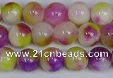 CMJ1071 15.5 inches 8mm round jade beads wholesale