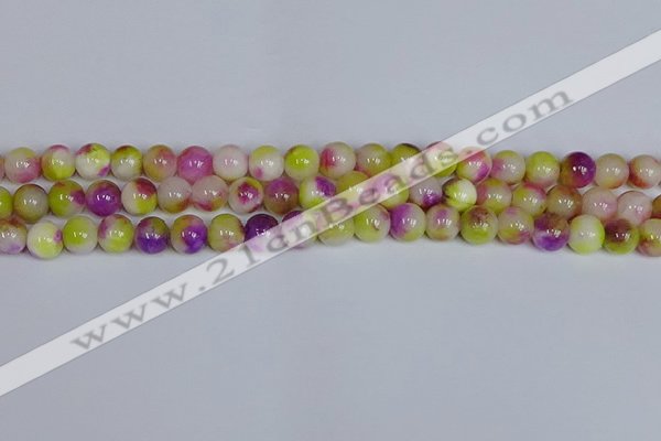 CMJ1071 15.5 inches 8mm round jade beads wholesale