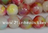 CMJ1081 15.5 inches 8mm round jade beads wholesale