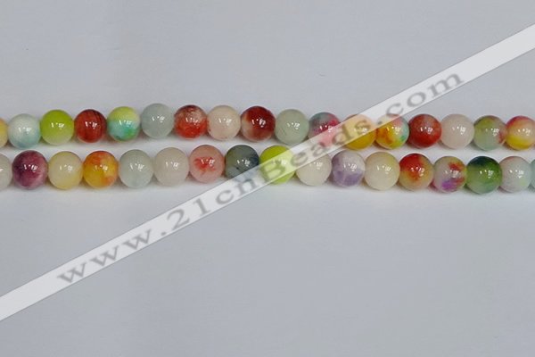 CMJ1086 15.5 inches 8mm round jade beads wholesale