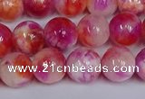 CMJ1146 15.5 inches 8mm round jade beads wholesale