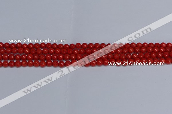 CMJ121 15.5 inches 6mm round Mashan jade beads wholesale