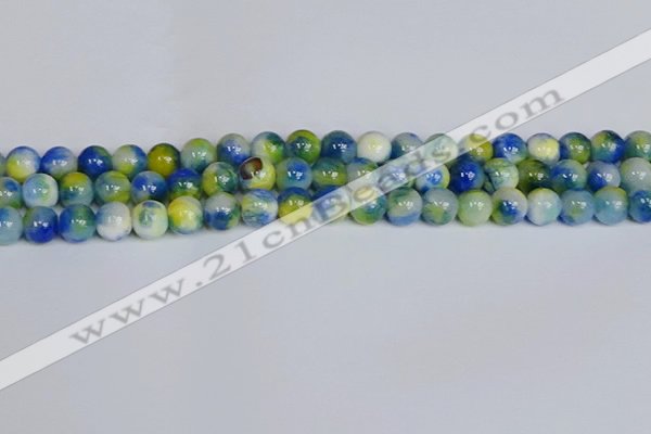 CMJ1221 15.5 inches 8mm round jade beads wholesale