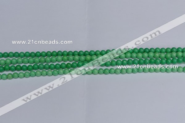 CMJ127 15.5 inches 4mm round Mashan jade beads wholesale