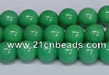 CMJ129 15.5 inches 8mm round Mashan jade beads wholesale