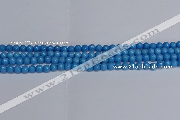 CMJ135 15.5 inches 6mm round Mashan jade beads wholesale