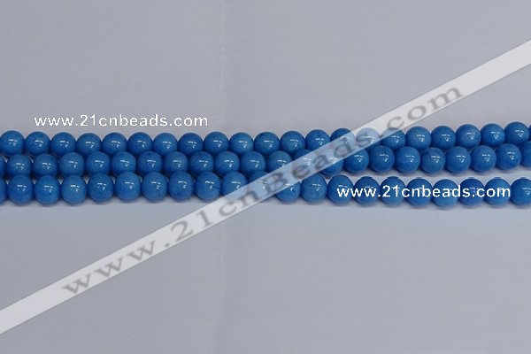 CMJ136 15.5 inches 8mm round Mashan jade beads wholesale