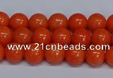 CMJ143 15.5 inches 8mm round Mashan jade beads wholesale