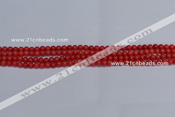 CMJ15 15.5 inches 4mm round Mashan jade beads wholesale