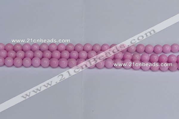 CMJ157 15.5 inches 8mm round Mashan jade beads wholesale