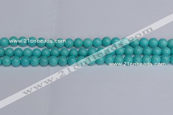 CMJ193 15.5 inches 10mm round Mashan jade beads wholesale