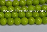 CMJ219 15.5 inches 6mm round Mashan jade beads wholesale