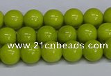 CMJ220 15.5 inches 8mm round Mashan jade beads wholesale