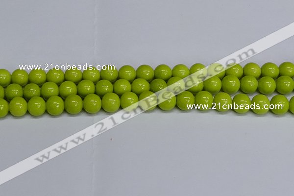 CMJ222 15.5 inches 12mm round Mashan jade beads wholesale