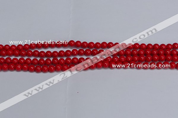 CMJ226 15.5 inches 6mm round Mashan jade beads wholesale