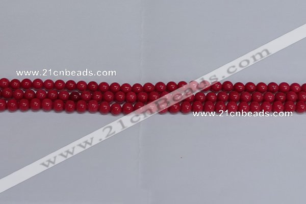 CMJ240 15.5 inches 6mm round Mashan jade beads wholesale