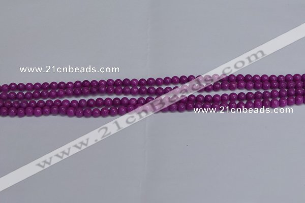 CMJ253 15.5 inches 4mm round Mashan jade beads wholesale