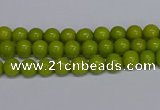 CMJ267 15.5 inches 4mm round Mashan jade beads wholesale