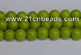 CMJ268 15.5 inches 6mm round Mashan jade beads wholesale