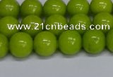 CMJ270 15.5 inches 10mm round Mashan jade beads wholesale