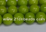 CMJ271 15.5 inches 12mm round Mashan jade beads wholesale