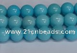 CMJ276 15.5 inches 8mm round Mashan jade beads wholesale