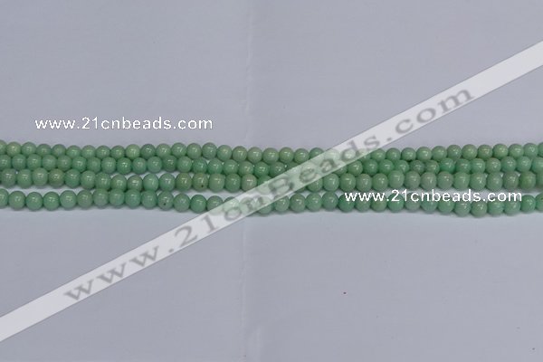 CMJ281 15.5 inches 4mm round Mashan jade beads wholesale