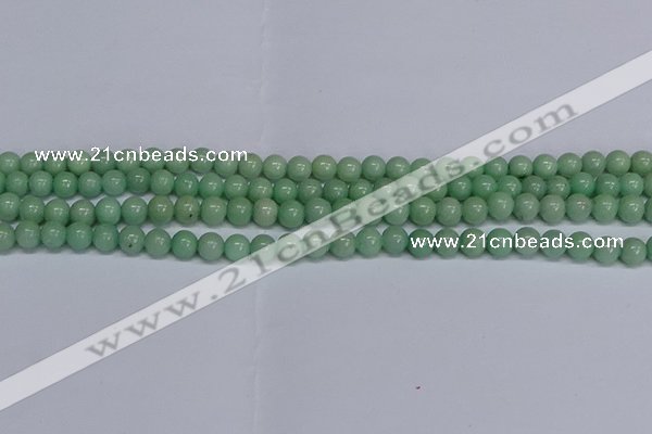 CMJ282 15.5 inches 6mm round Mashan jade beads wholesale