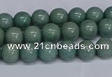 CMJ283 15.5 inches 8mm round Mashan jade beads wholesale