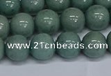 CMJ285 15.5 inches 12mm round Mashan jade beads wholesale