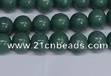 CMJ290 15.5 inches 8mm round Mashan jade beads wholesale