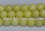 CMJ297 15.5 inches 8mm round Mashan jade beads wholesale