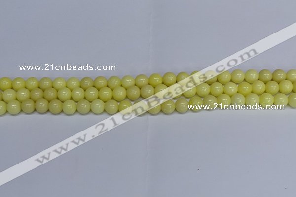 CMJ297 15.5 inches 8mm round Mashan jade beads wholesale