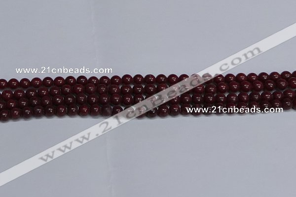 CMJ30 15.5 inches 6mm round Mashan jade beads wholesale